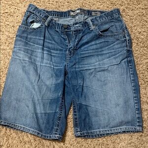 BKE Light Blue Denim Jean Shorts
